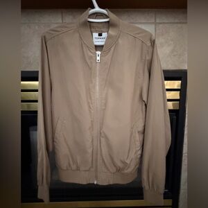 Topman Beige Bomber Jacket for Men
